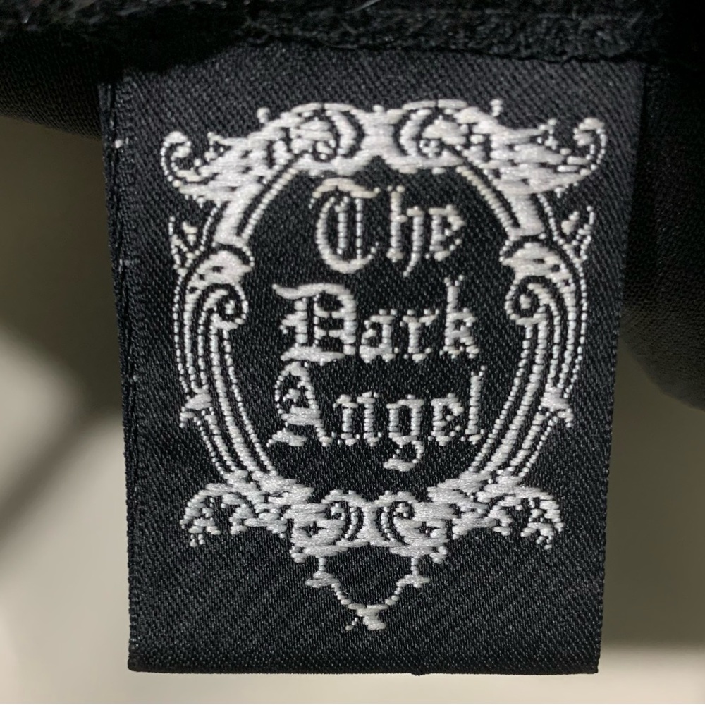 90s RARE The Dark Angel Brand Gothic Velvet Gown - Picture 3 of 5